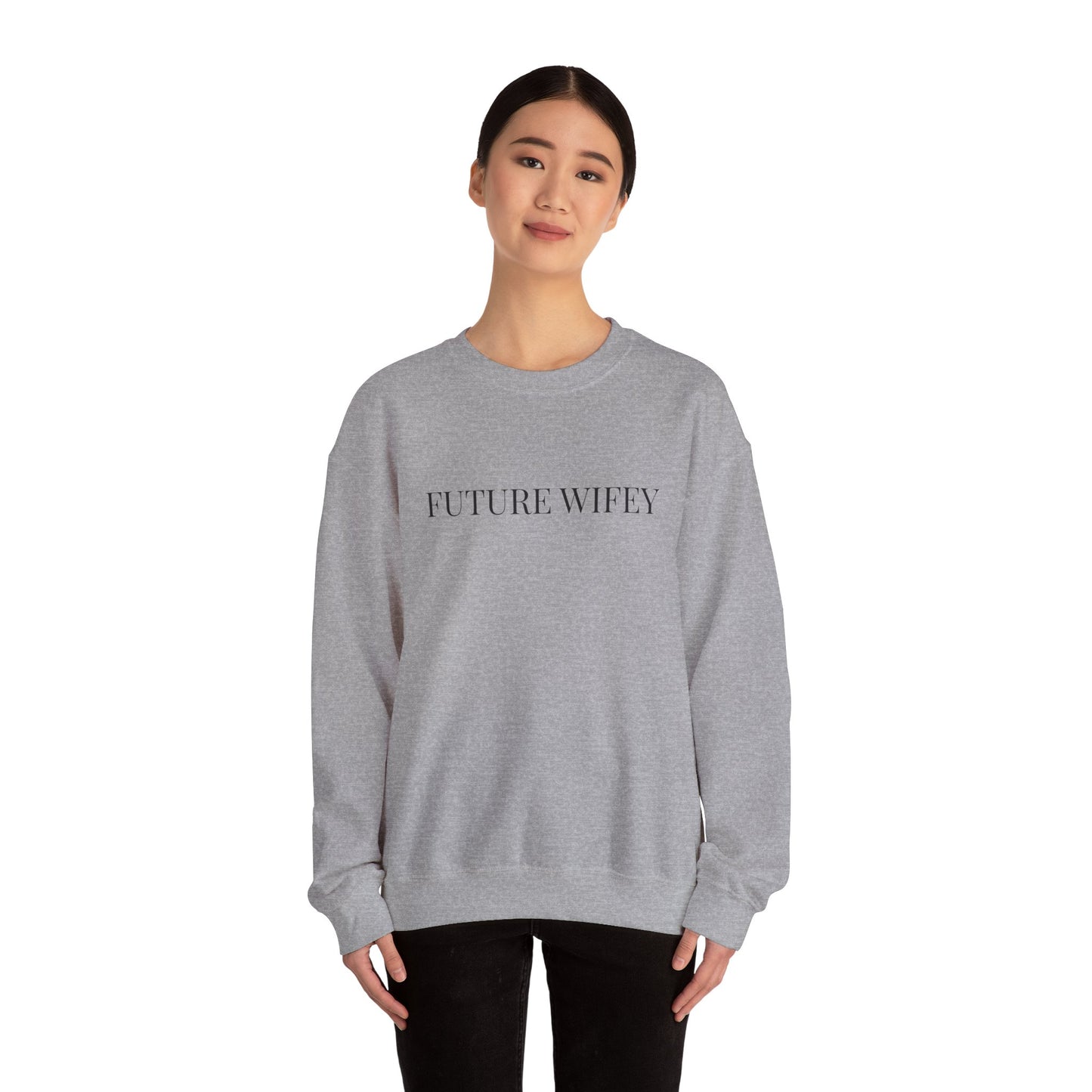 Future Wifey Heavy Blend Crewneck Sweatshirt - Perfect Gift for Brides-to-Be