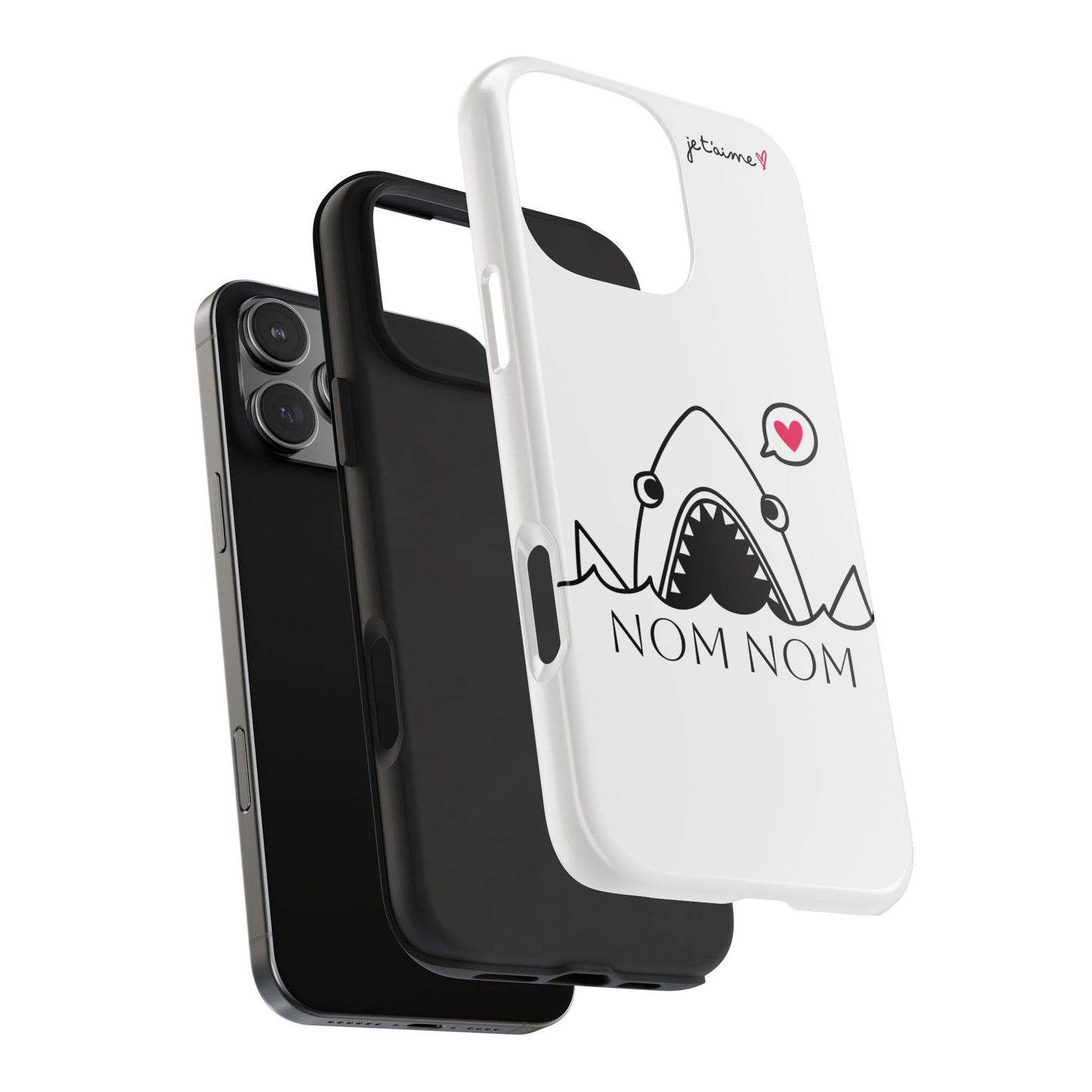 Shark Phone Case - 'NOM NOM' Design