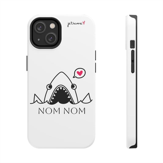 Shark Phone Case - 'NOM NOM' Design