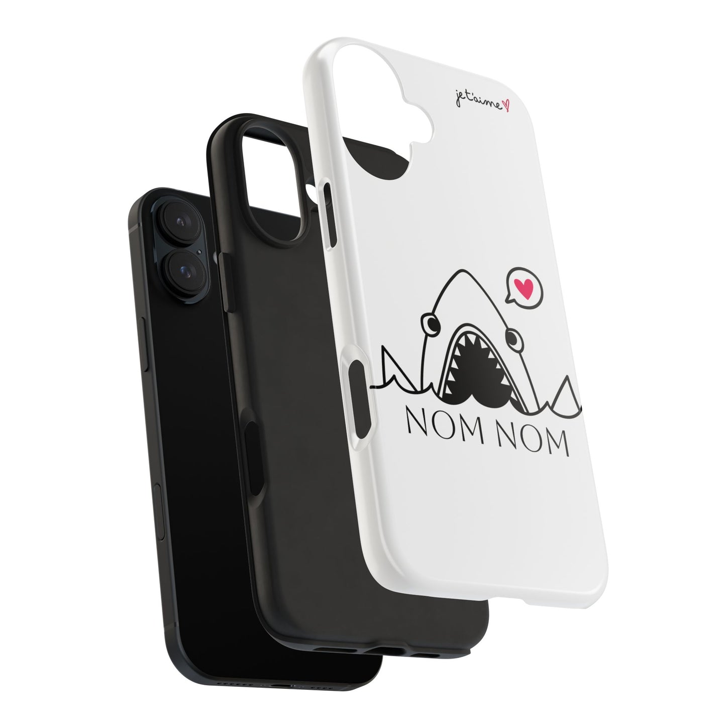 Shark Phone Case - 'NOM NOM' Design