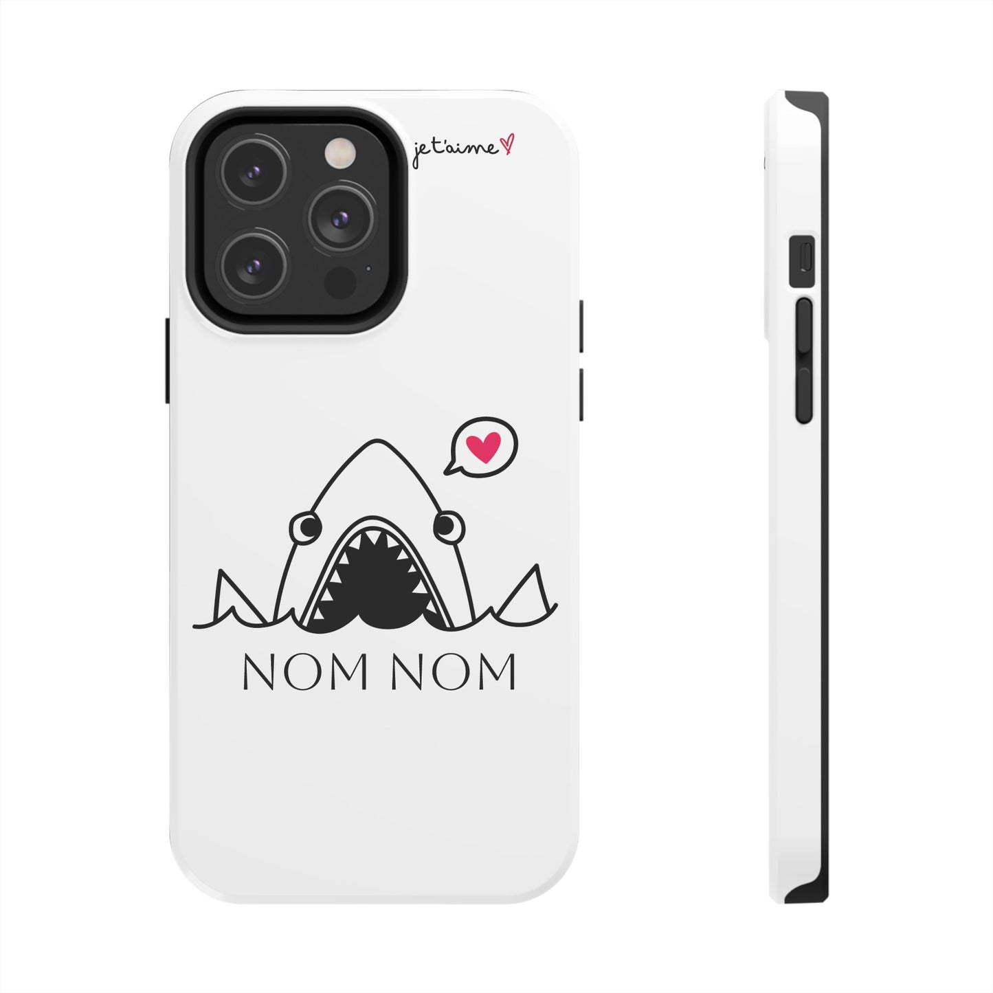 Shark Phone Case - 'NOM NOM' Design