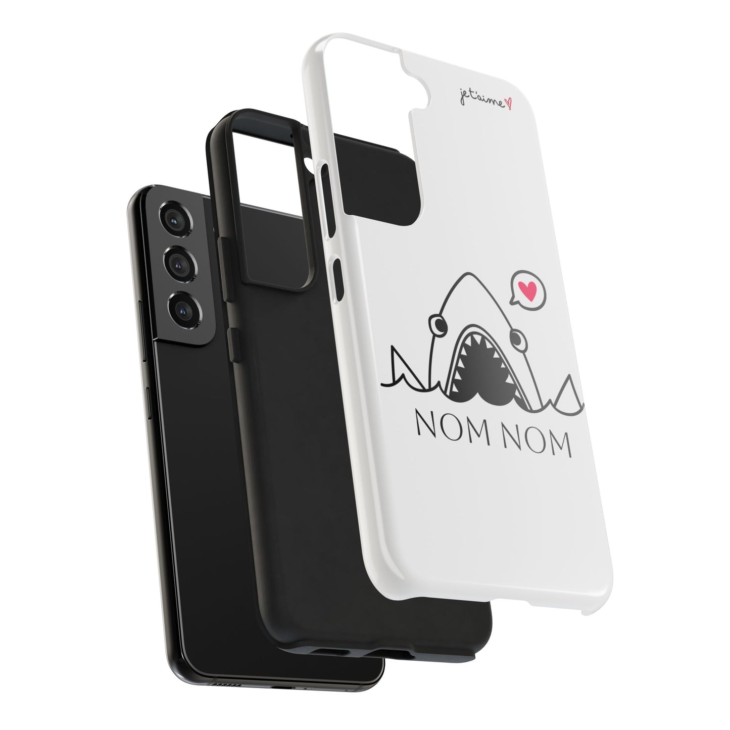 Shark Phone Case - 'NOM NOM' Design