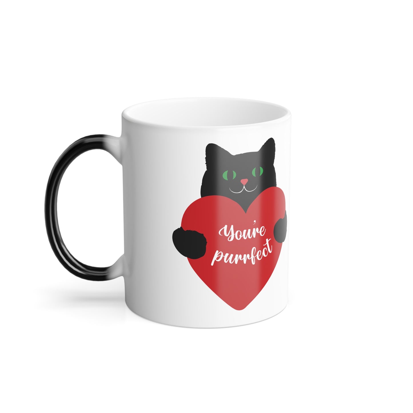 Color Morphing Cat Mug - Heartwarming Gift for Cat Lovers