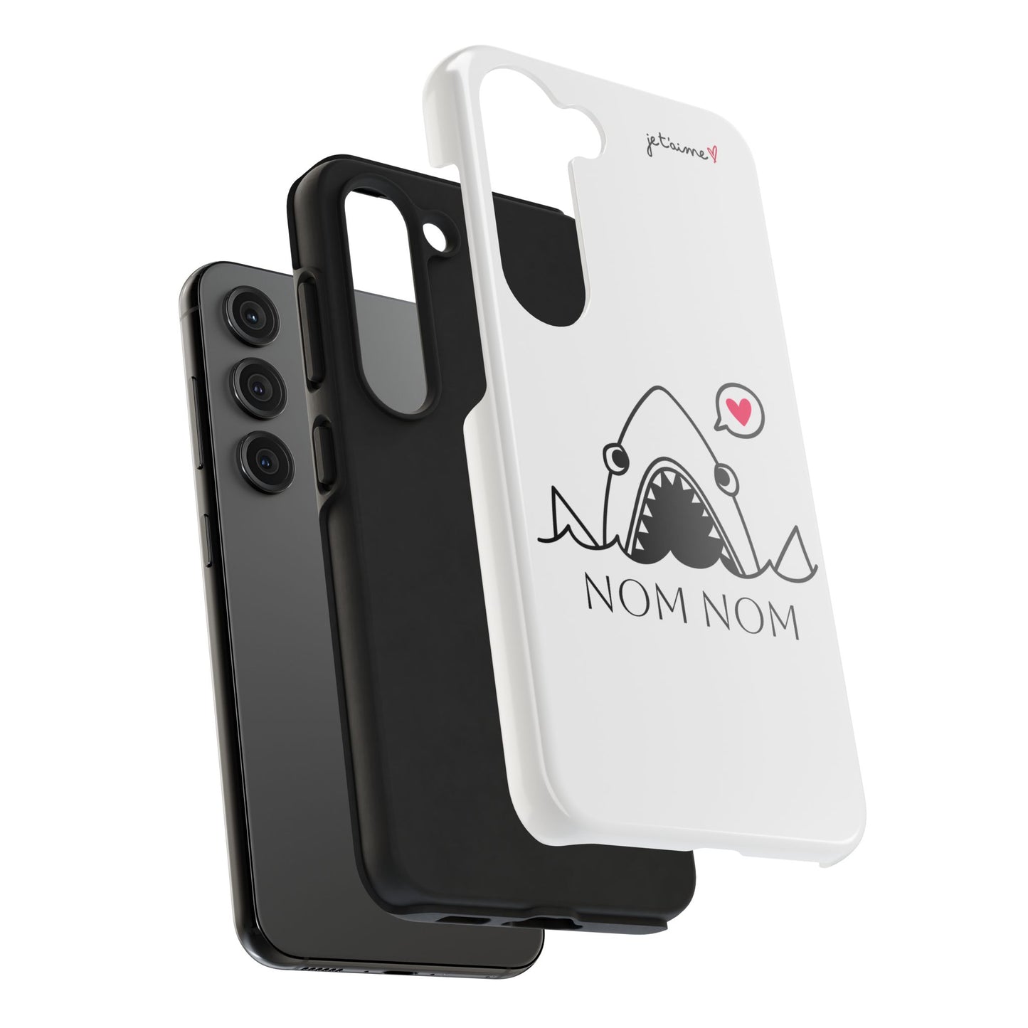 Shark Phone Case - 'NOM NOM' Design