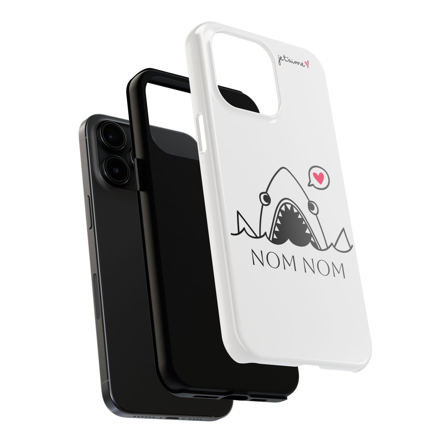 Shark Phone Case - 'NOM NOM' Design