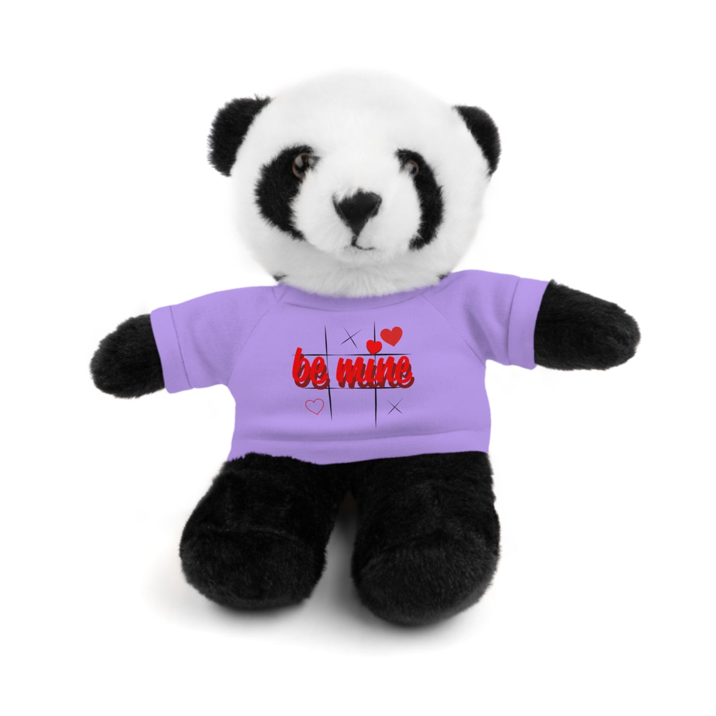 Loveable Stuffed Animal with 'Be Mine' Tee – Perfect Gift for Valentine's Day