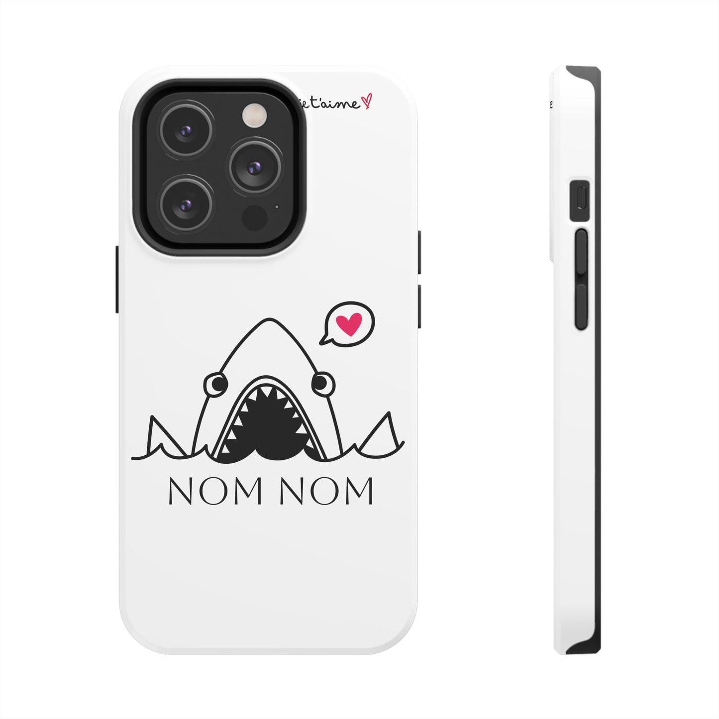 Shark Phone Case - 'NOM NOM' Design