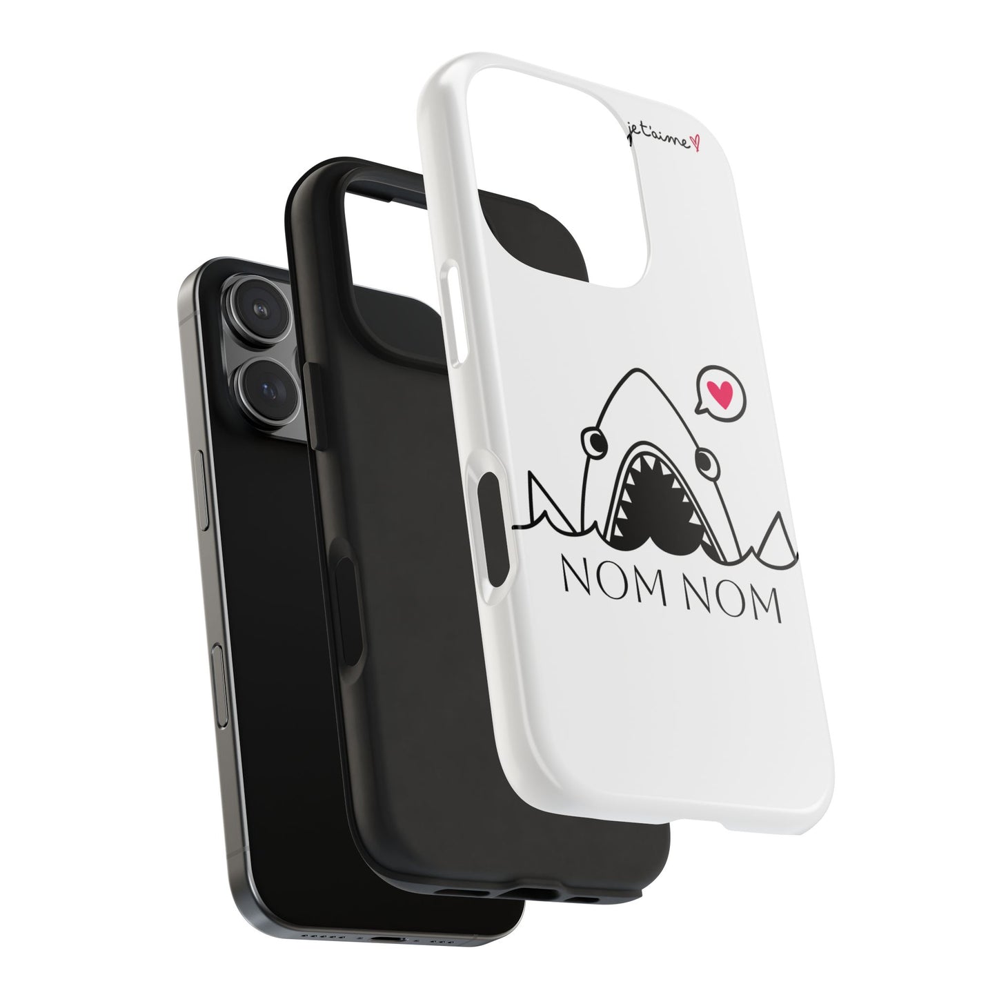 Shark Phone Case - 'NOM NOM' Design