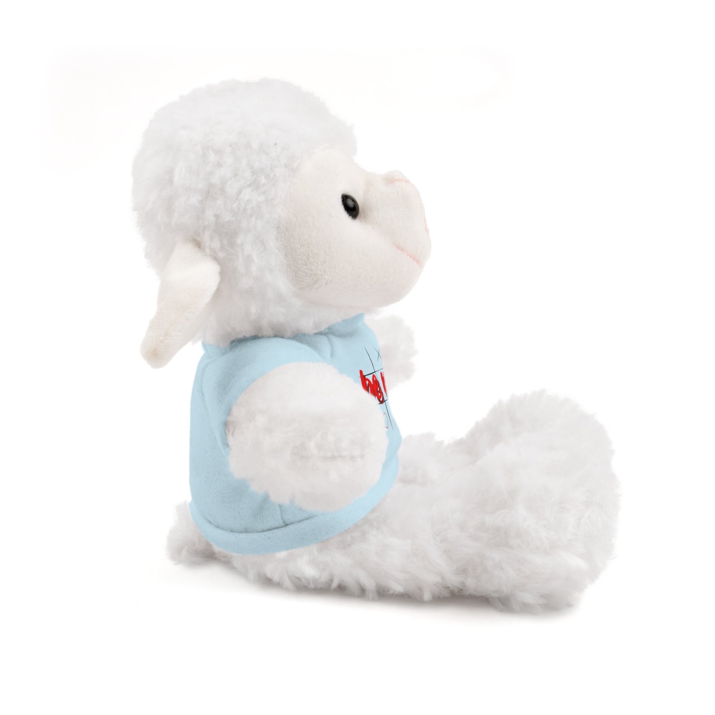 Loveable Stuffed Animal with 'Be Mine' Tee – Perfect Gift for Valentine's Day