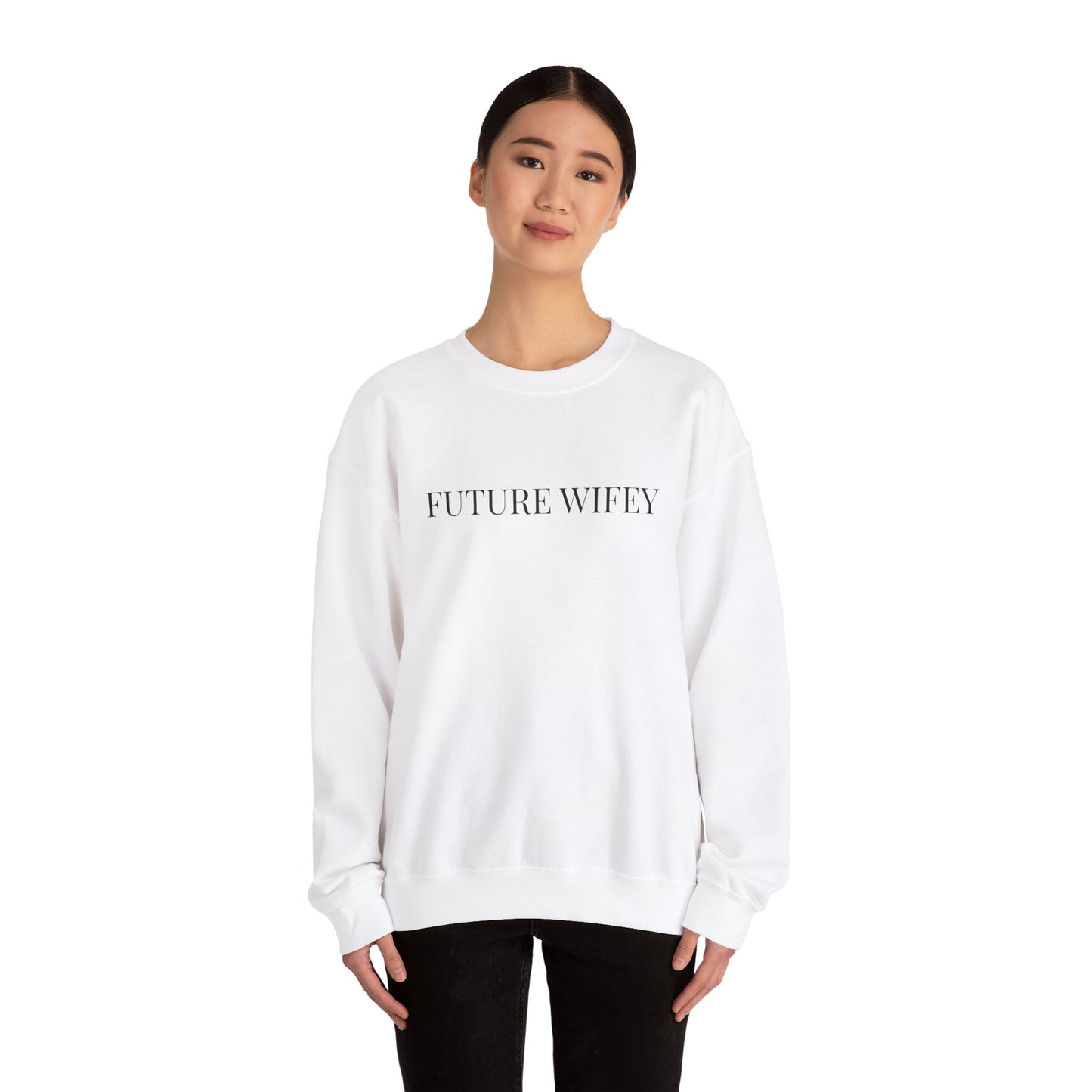 Future Wifey Heavy Blend Crewneck Sweatshirt - Perfect Gift for Brides-to-Be