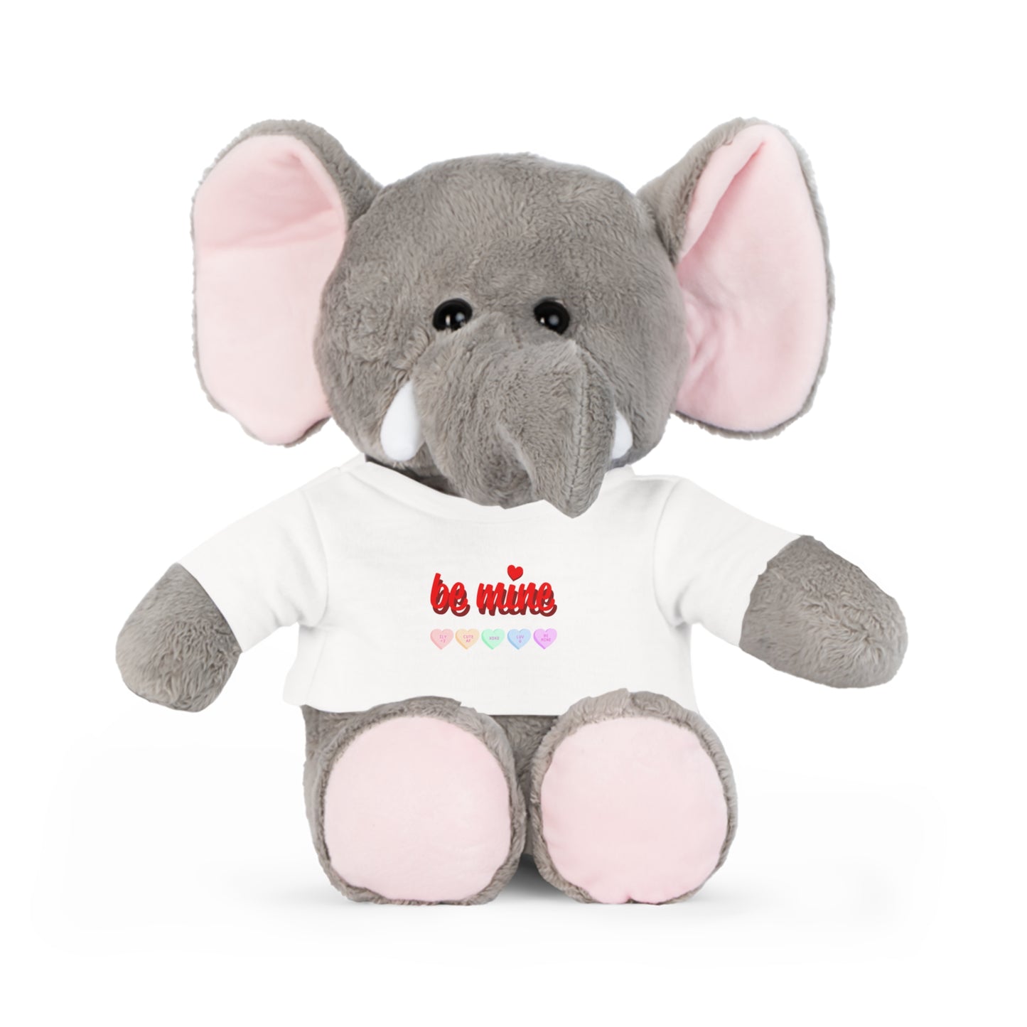 Valentine's Day Plush Toy with 'Be Mine' T-Shirt