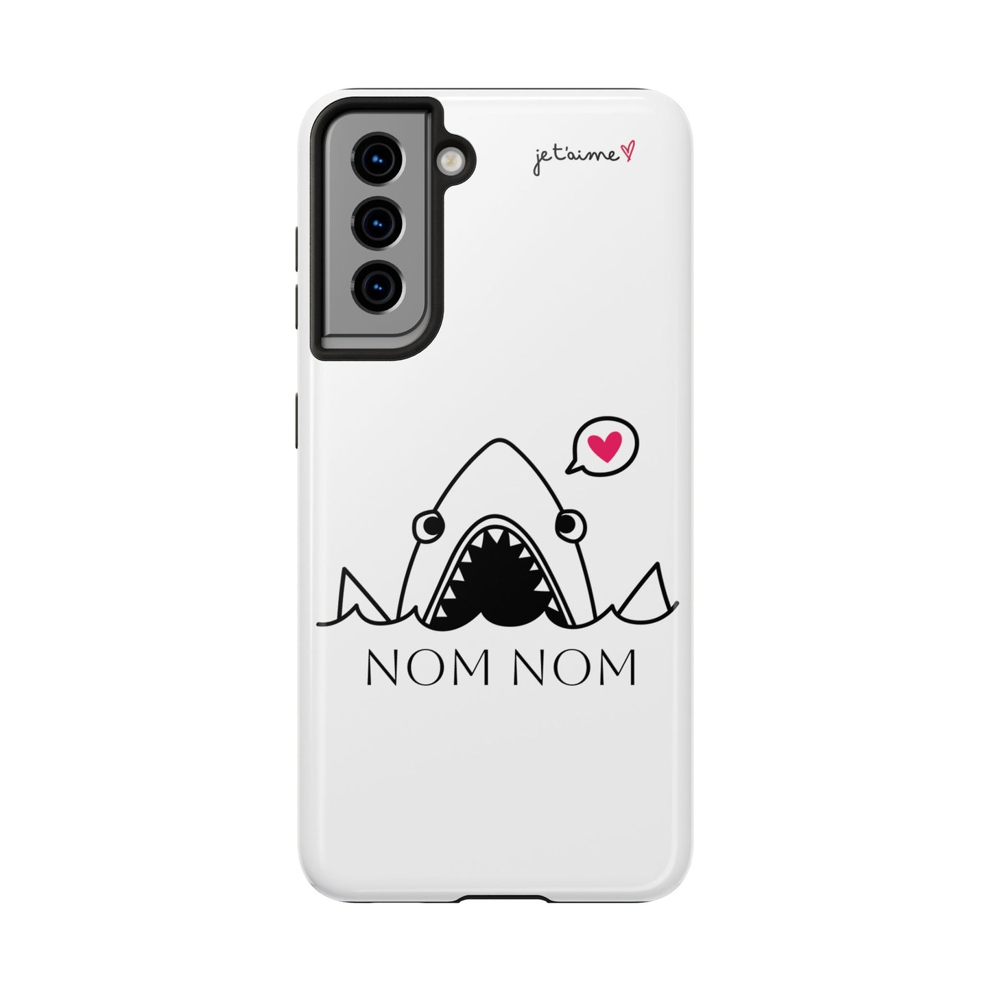 Shark Phone Case - 'NOM NOM' Design