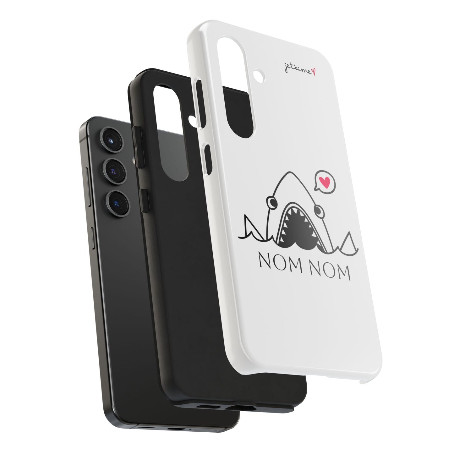 Shark Phone Case - 'NOM NOM' Design