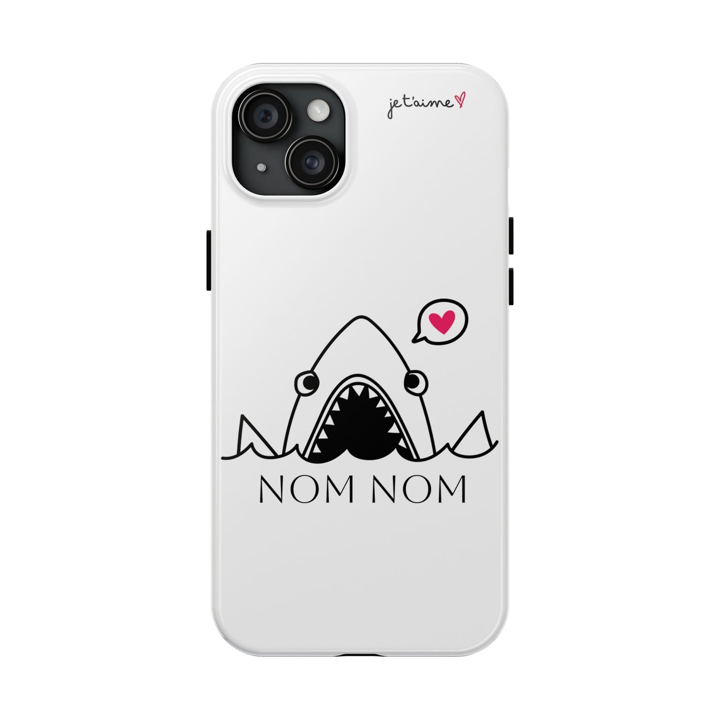 Shark Phone Case - 'NOM NOM' Design