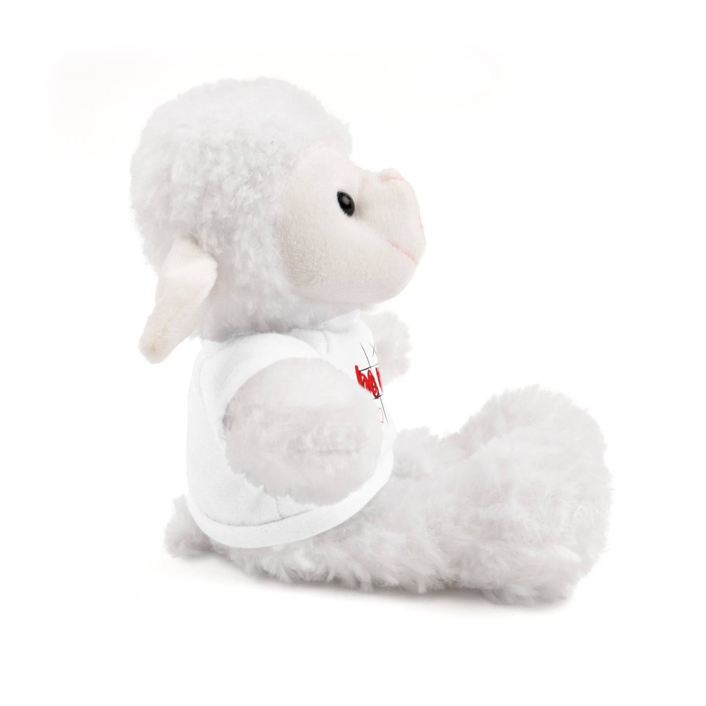 Loveable Stuffed Animal with 'Be Mine' Tee – Perfect Gift for Valentine's Day