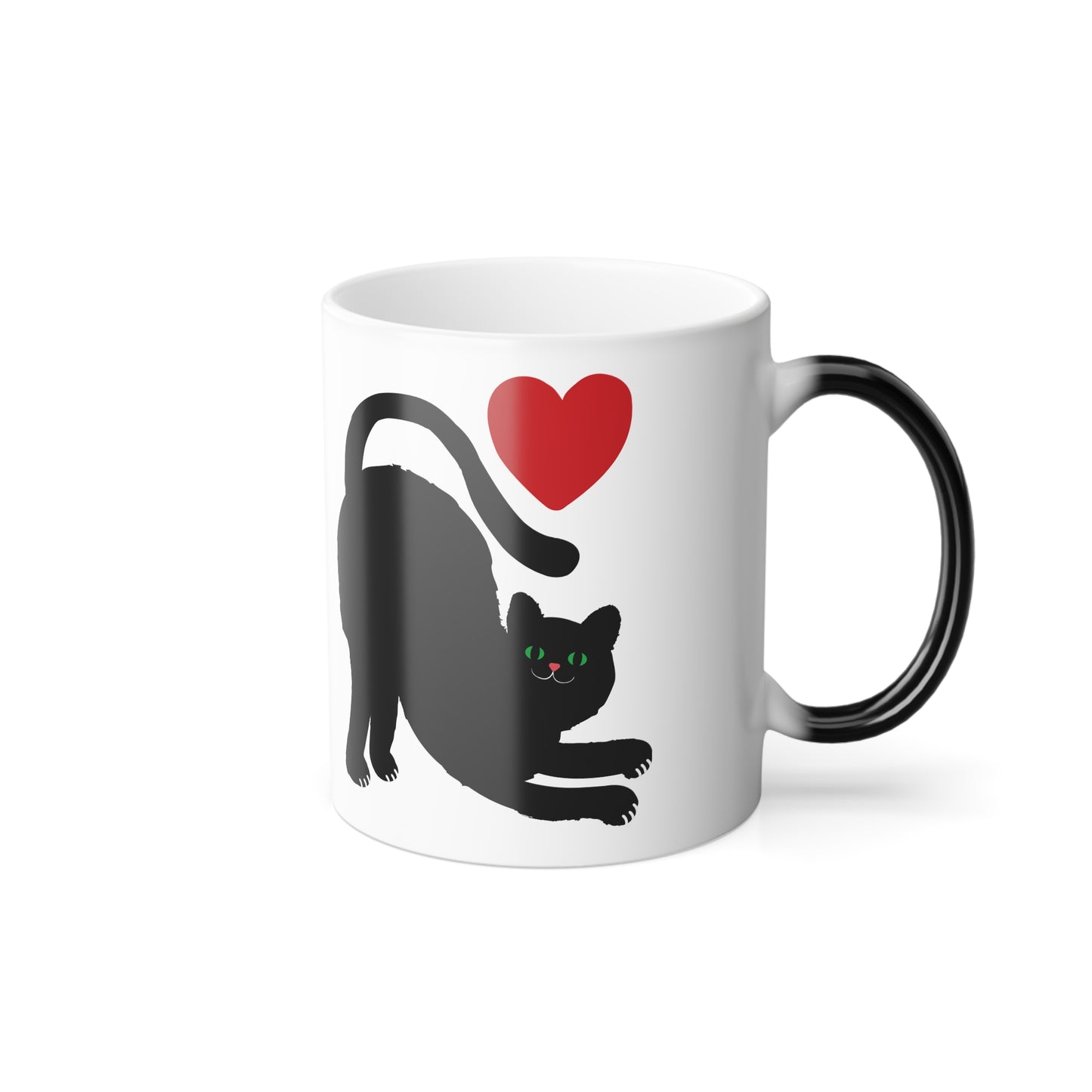 Color Morphing Cat Mug - Heartwarming Gift for Cat Lovers