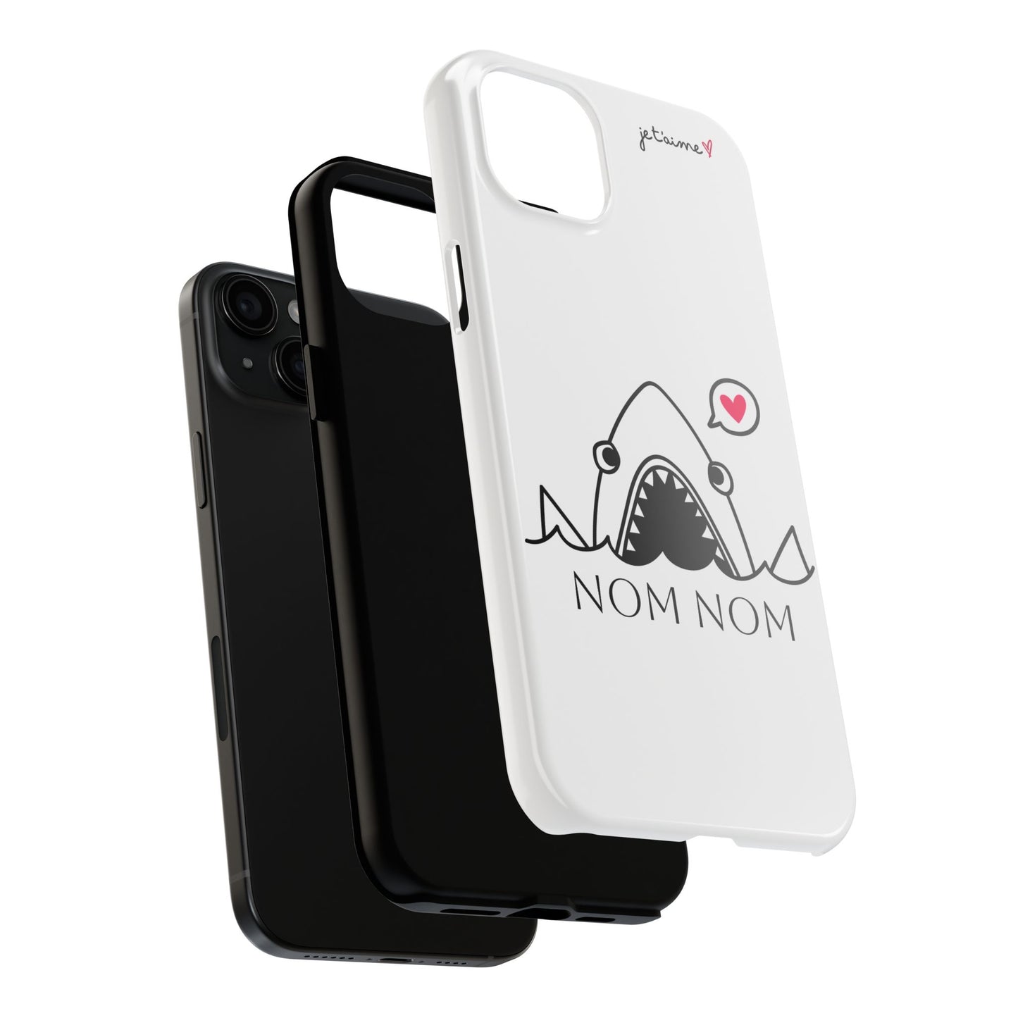 Shark Phone Case - 'NOM NOM' Design