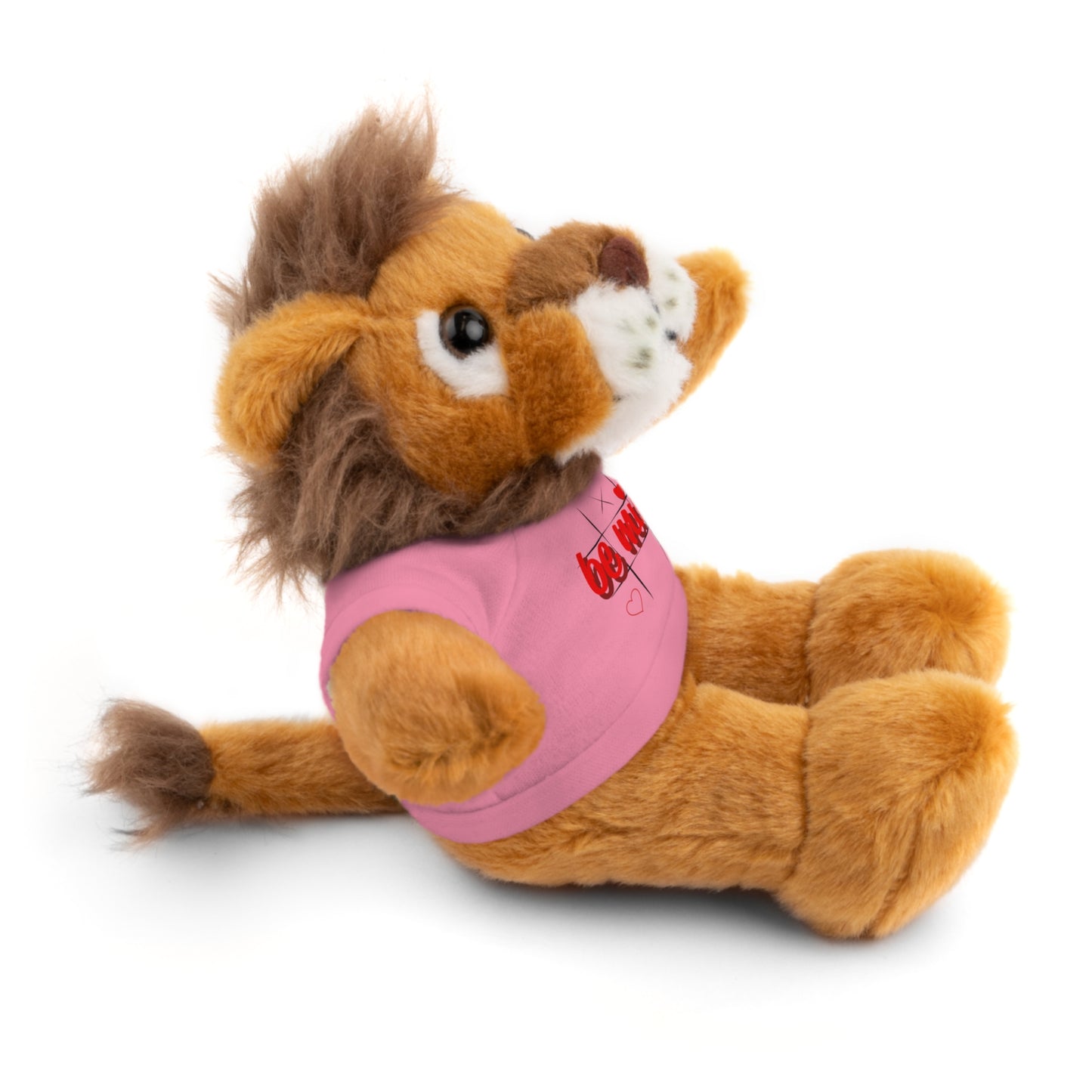 Loveable Stuffed Animal with 'Be Mine' Tee – Perfect Gift for Valentine's Day