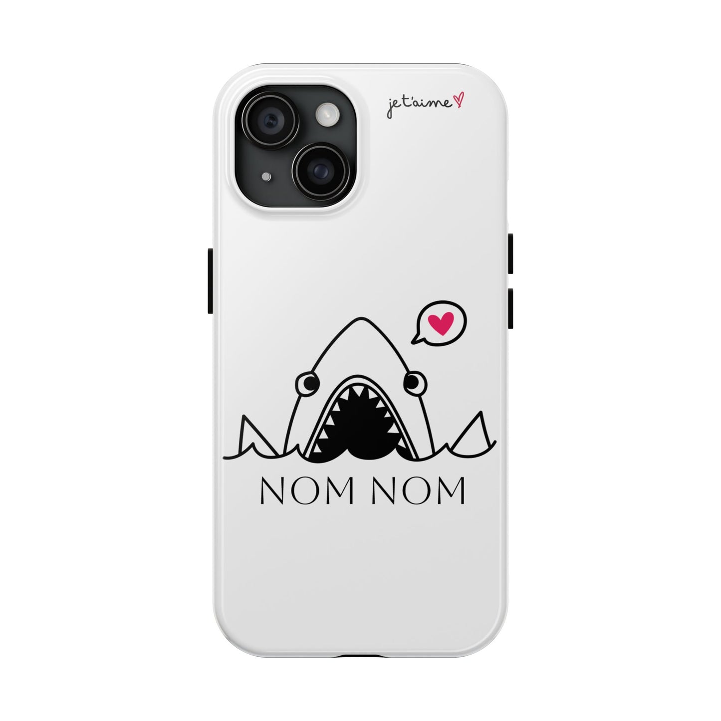 Shark Phone Case - 'NOM NOM' Design