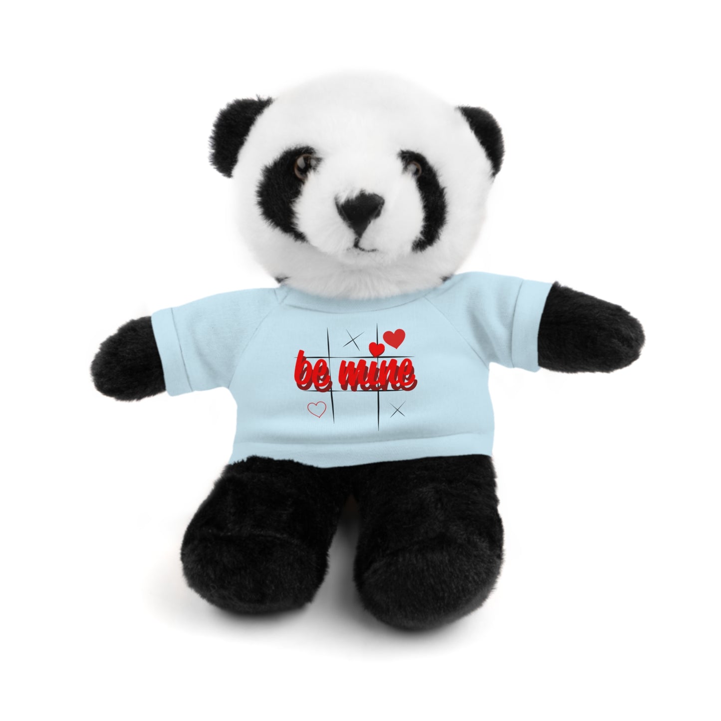 Loveable Stuffed Animal with 'Be Mine' Tee – Perfect Gift for Valentine's Day