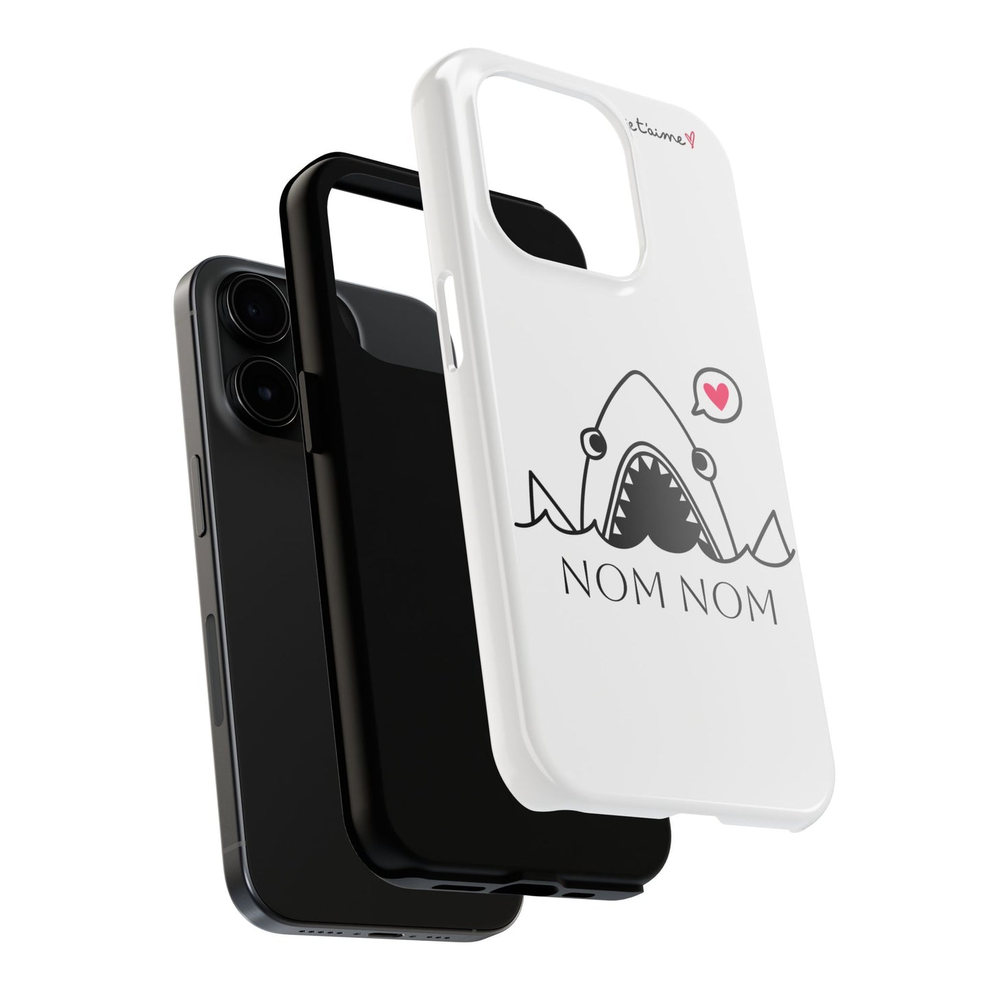 Shark Phone Case - 'NOM NOM' Design