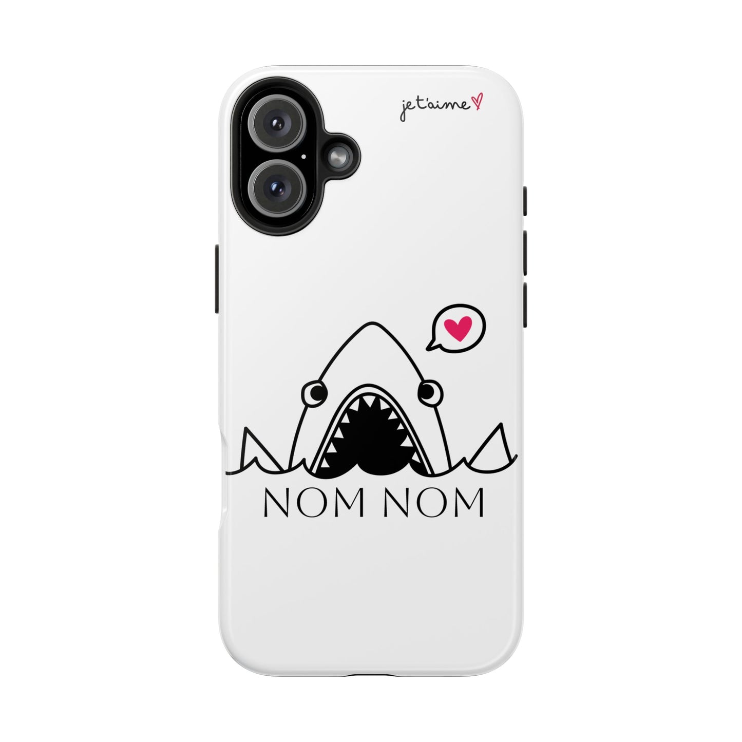 Shark Phone Case - 'NOM NOM' Design