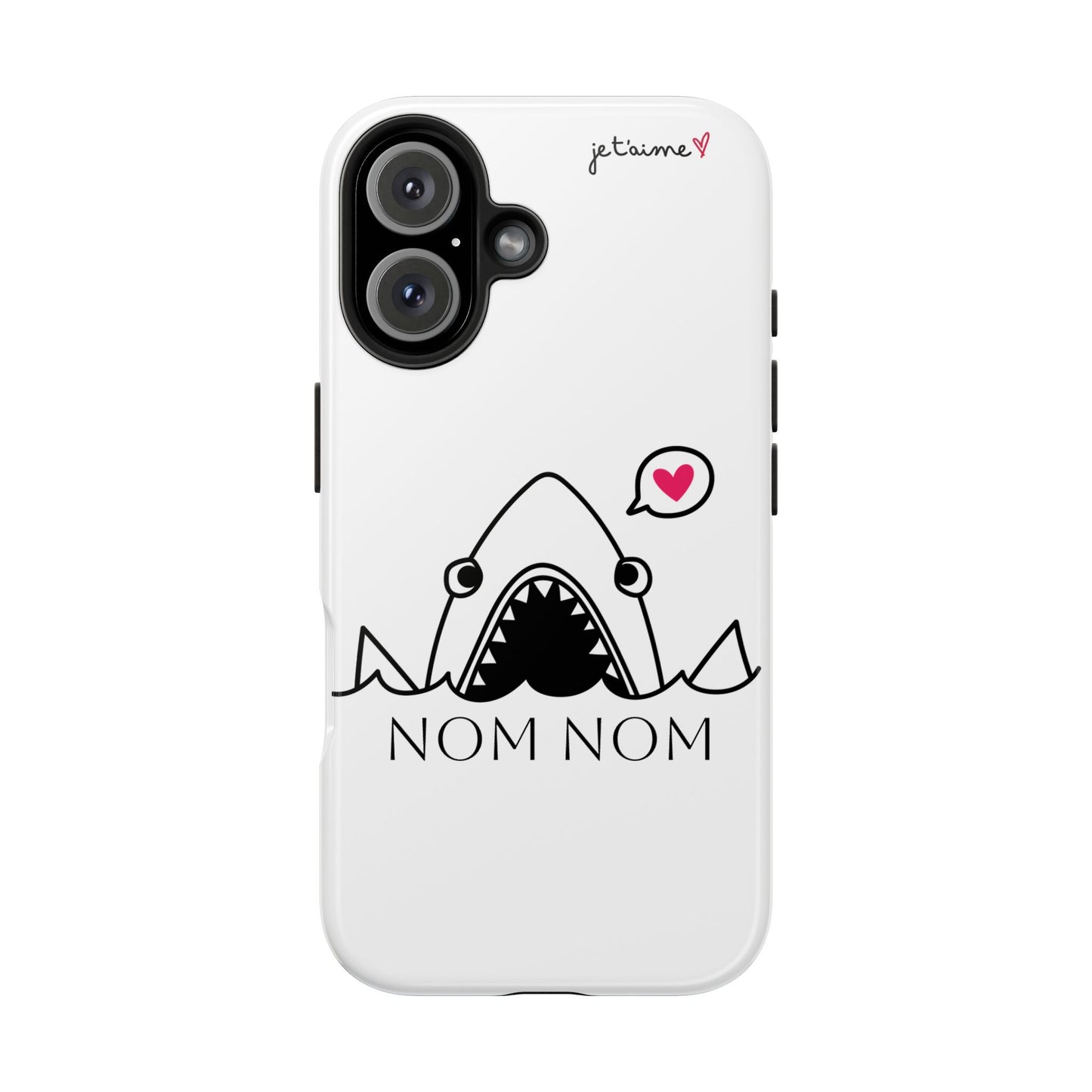 Shark Phone Case - 'NOM NOM' Design