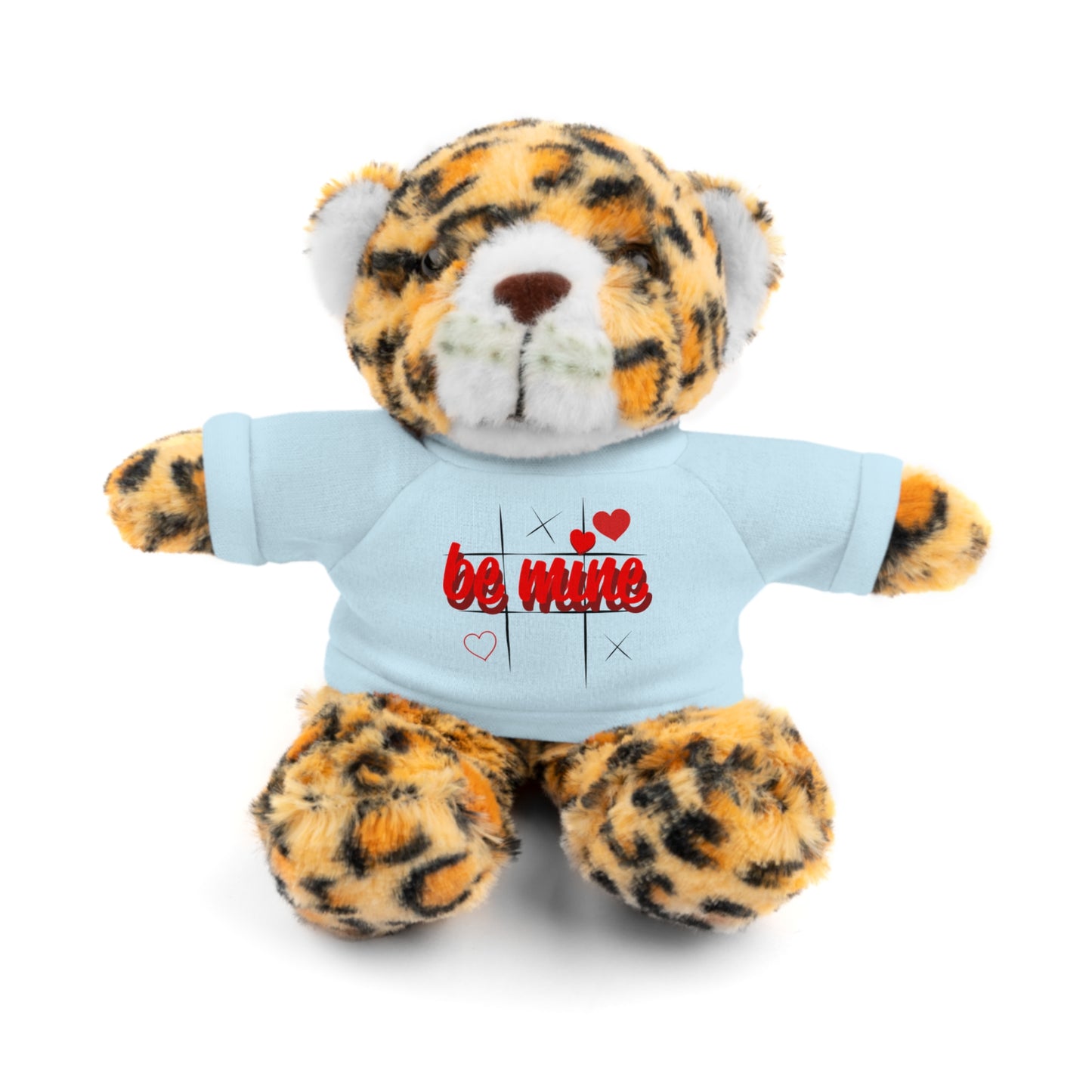 Loveable Stuffed Animal with 'Be Mine' Tee – Perfect Gift for Valentine's Day