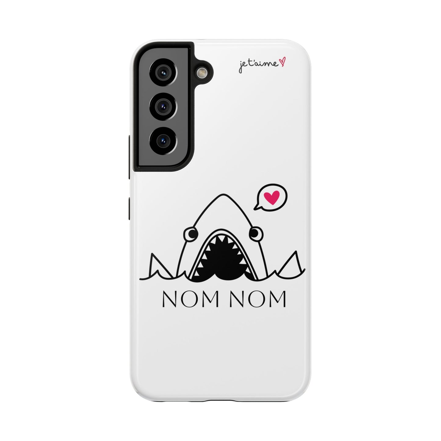 Shark Phone Case - 'NOM NOM' Design