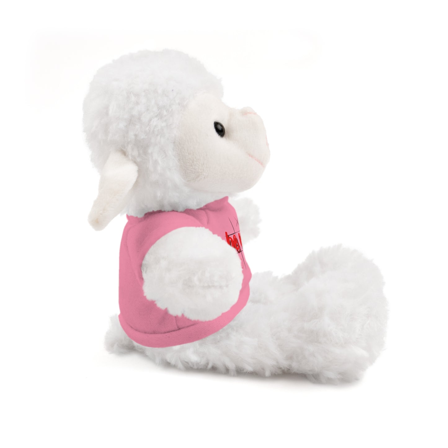 Loveable Stuffed Animal with 'Be Mine' Tee – Perfect Gift for Valentine's Day