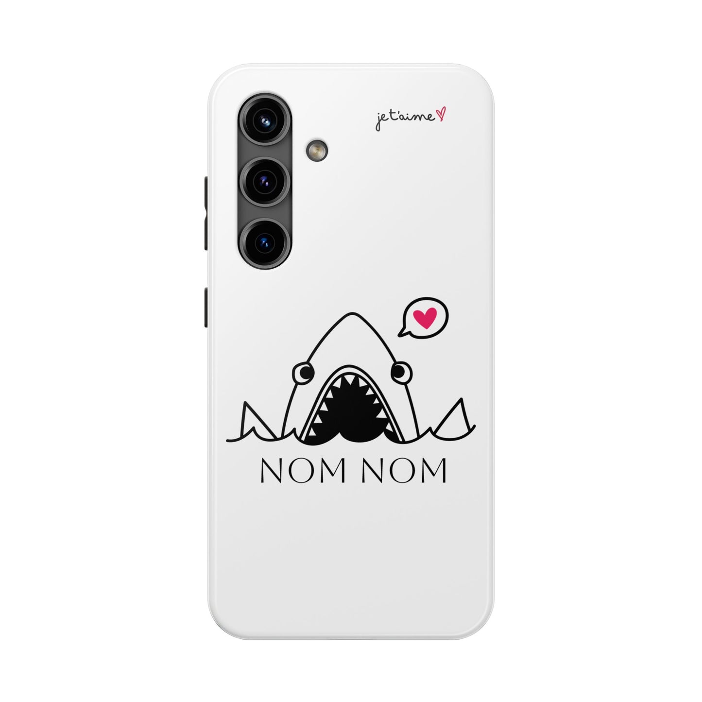 Shark Phone Case - 'NOM NOM' Design