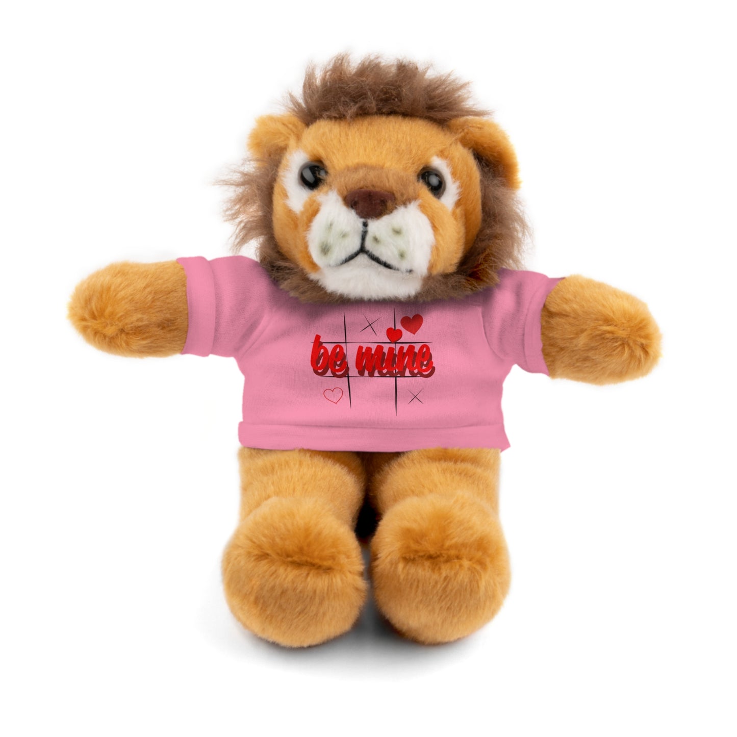 Loveable Stuffed Animal with 'Be Mine' Tee – Perfect Gift for Valentine's Day