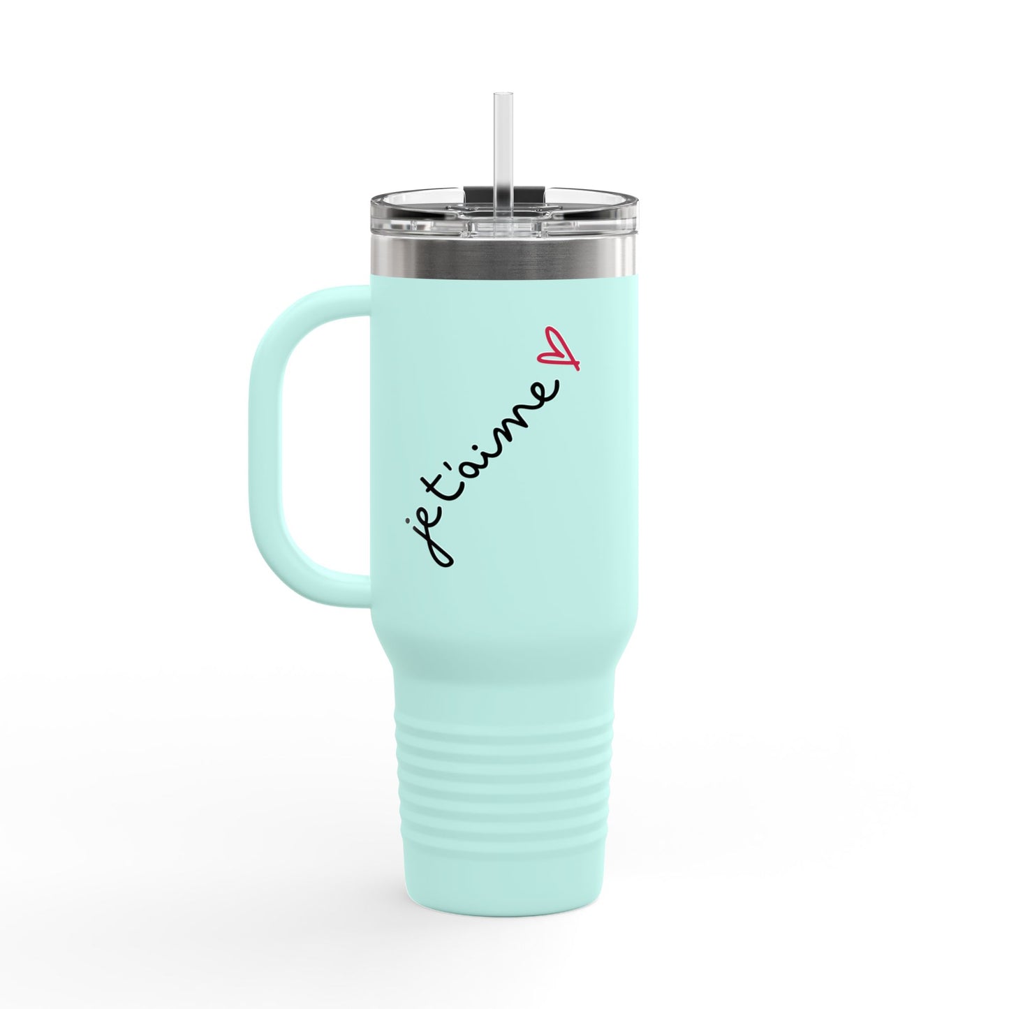 Nom Nom Shark Insulated Travel Mug - 40oz, Cute Funny Gift for Food Lovers