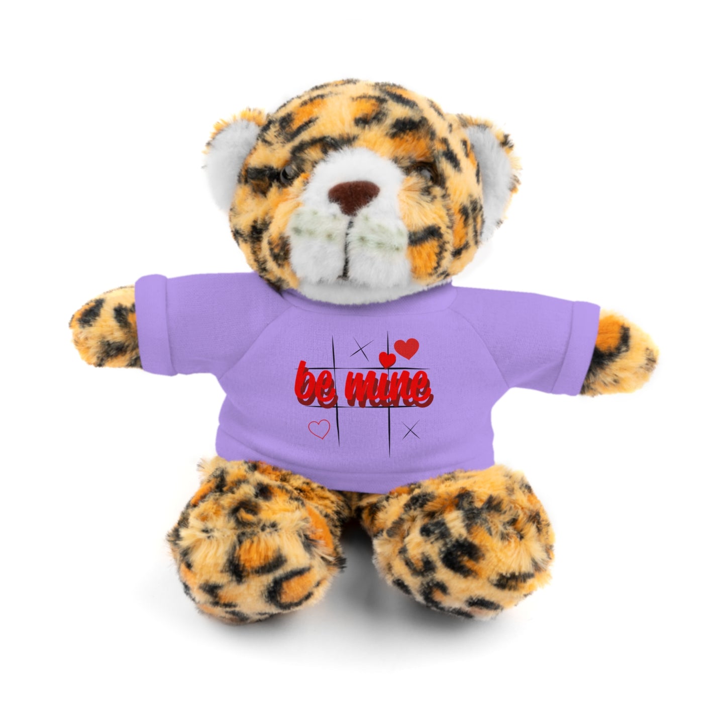 Loveable Stuffed Animal with 'Be Mine' Tee – Perfect Gift for Valentine's Day