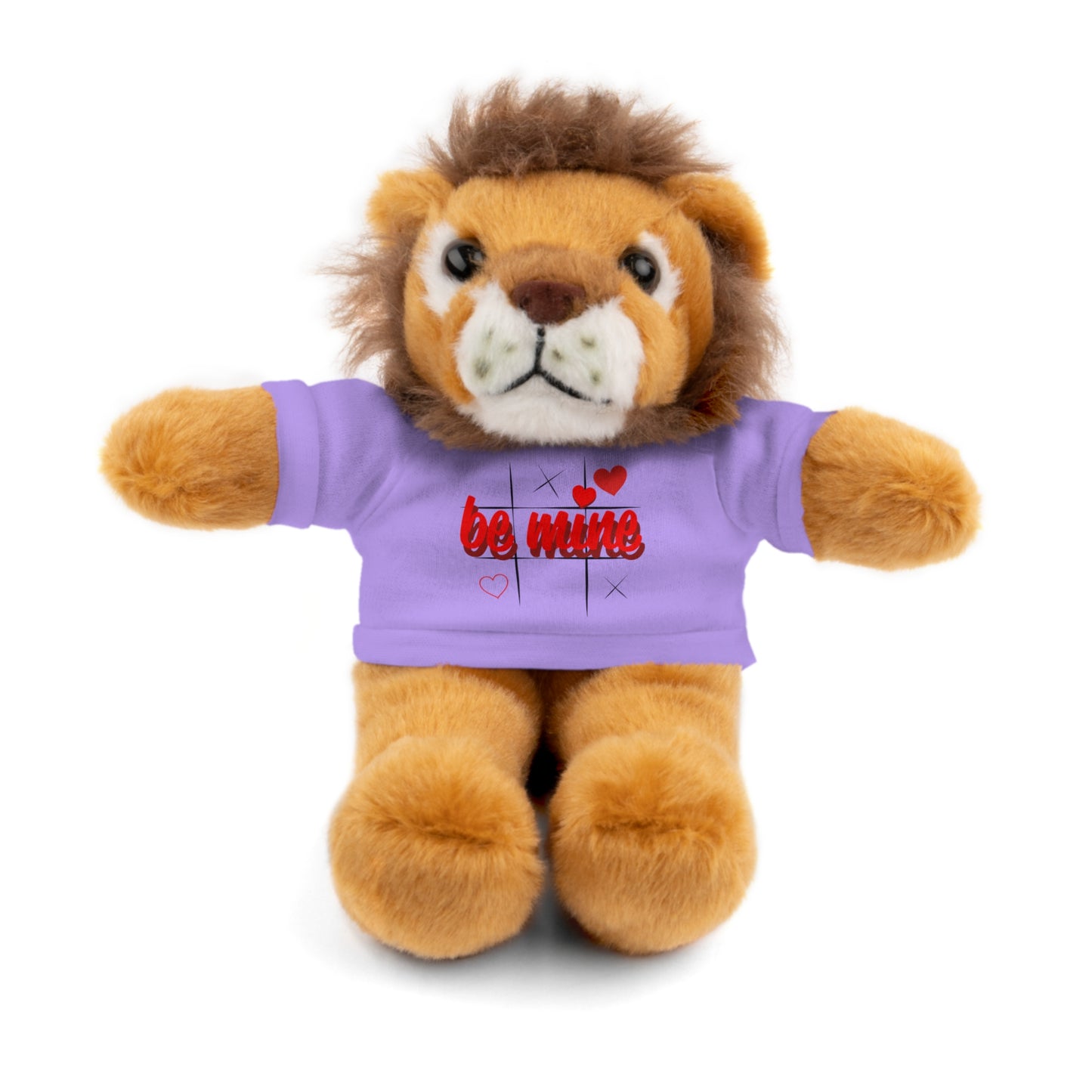 Loveable Stuffed Animal with 'Be Mine' Tee – Perfect Gift for Valentine's Day